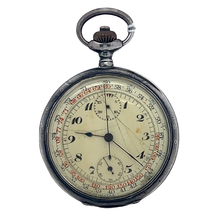 Vintage Silver Mechanical Pocket Watch