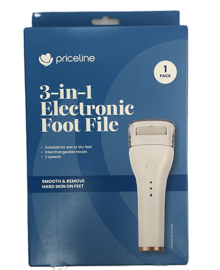 Priceline 3-in-1 Electronic Foot File