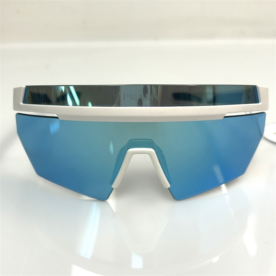 Prada Linea Rossa shield sunglasses
