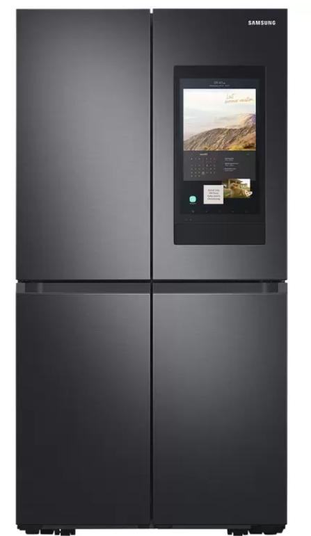 SAMSUNG Family Hub French Door 640L Fridge, Black, SRF7900BFH.