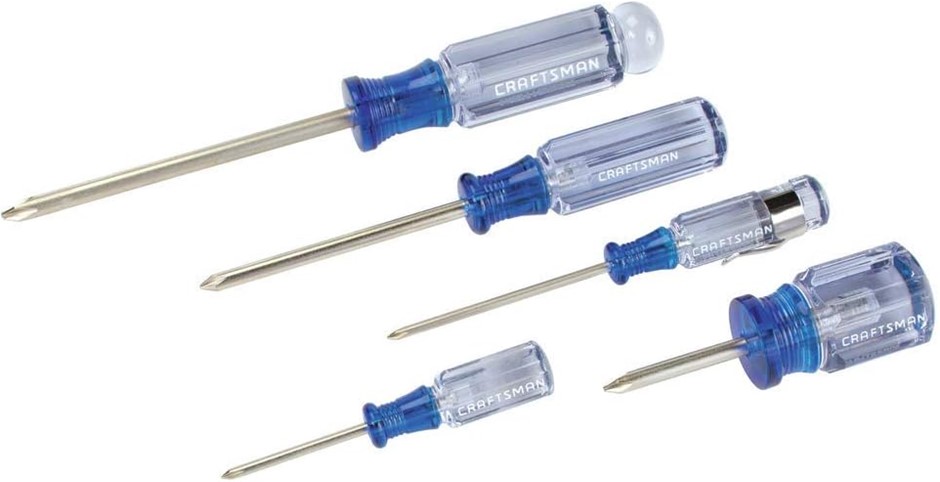 CRAFTSMAN 5pc Phillips Screwdriver Set.