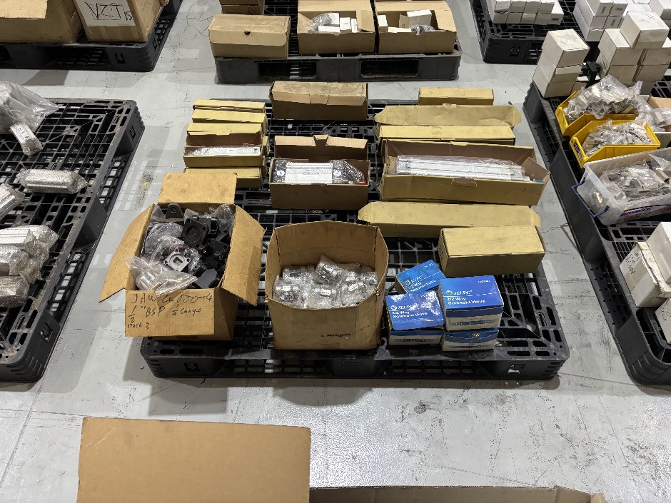 <p>JELPC Pneumatic Cylinders, Solenoid Valves & Bearings (Assorted)</p>
