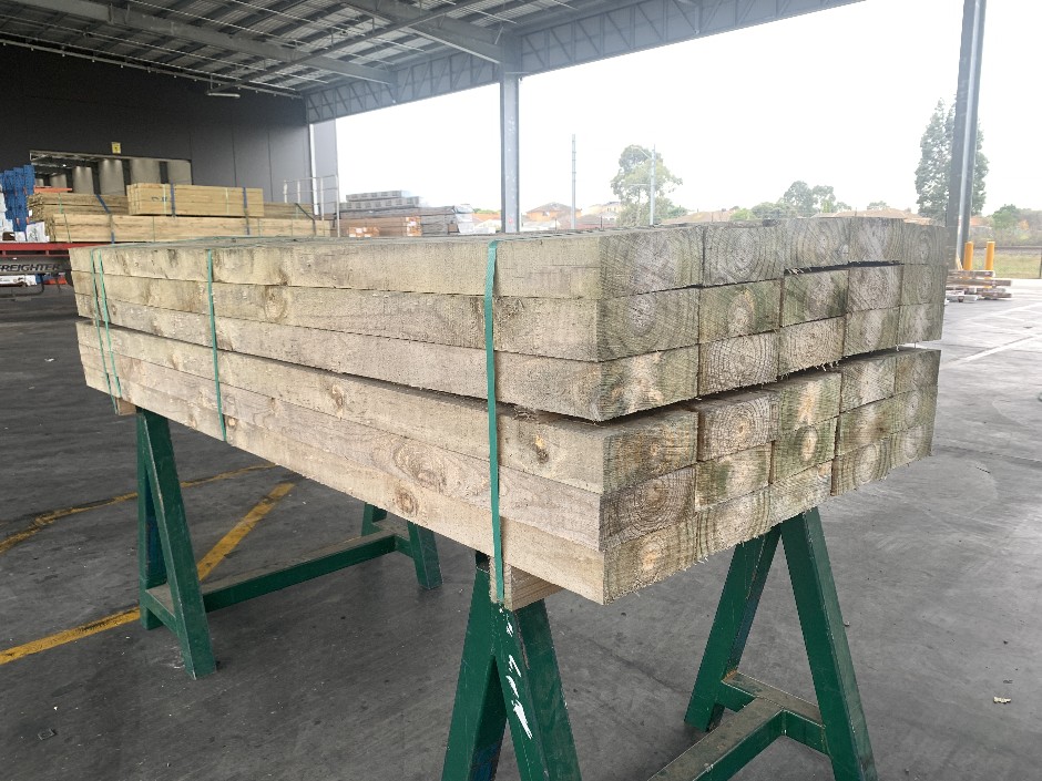 30 x Treated Pine Sleeper 200mm x75mm x 2.4m (l)