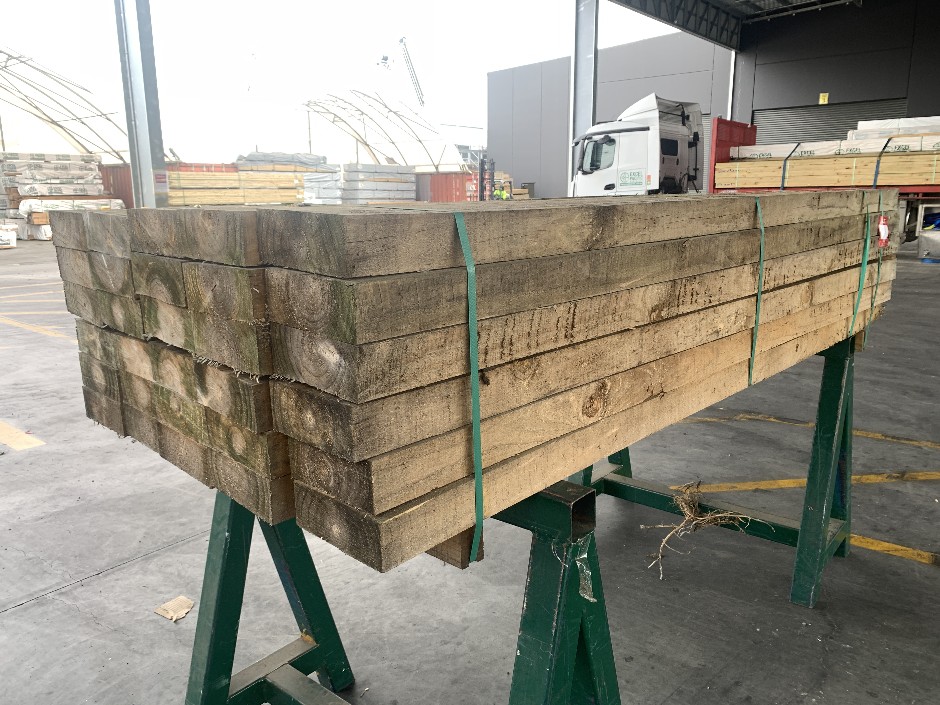 30 x Treated Pine Sleeper 200mm x 75mm x 2.4m (l)