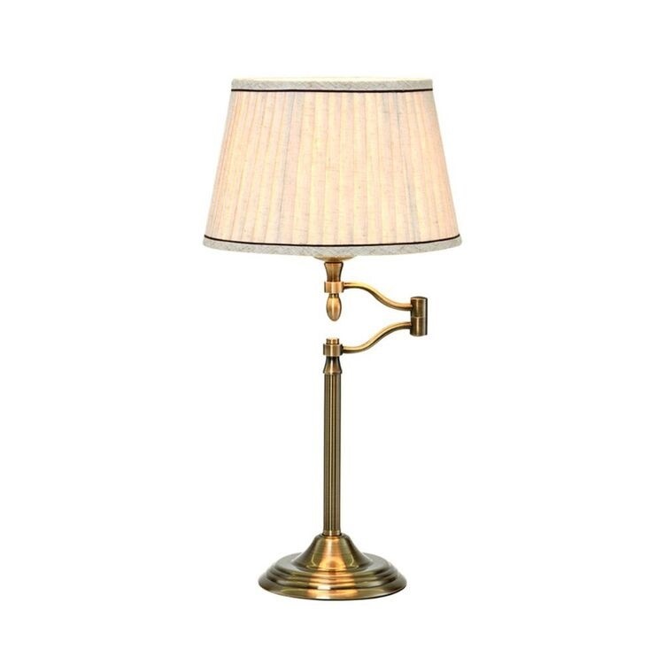 Lexi Lighting Nicollete Table Lamp Brass 56 cm