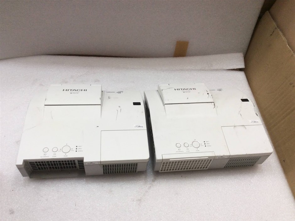 Hitachi CP-A222WN LCD Projector (Lot of 2)