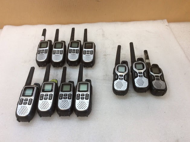 Uniden Mixed Model Handheld 2-way Radio (Lot of 11)