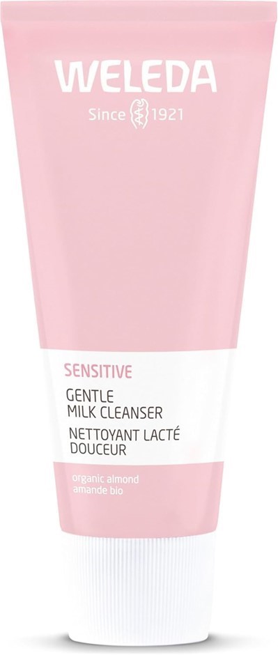 2 x WELEDA Sensitive Gentle Milk Face Cleanser, 75ml.