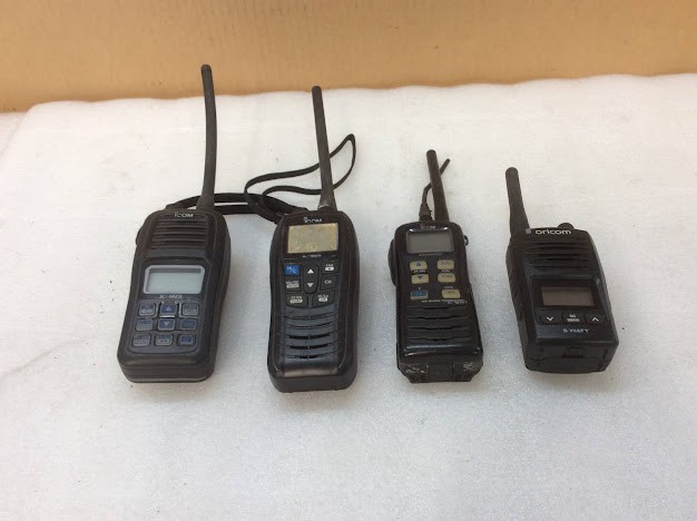 Oricom Handheld UHF CB Radio&Icom IC-M71/IC-M25/IC-M23 Marine VHF Radio