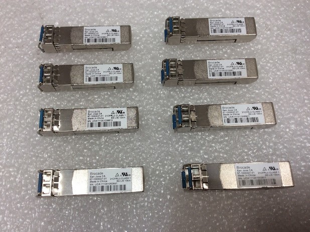 Brocade 57-1000027-01 SFP+ Transceiver Module (Lot of 8)