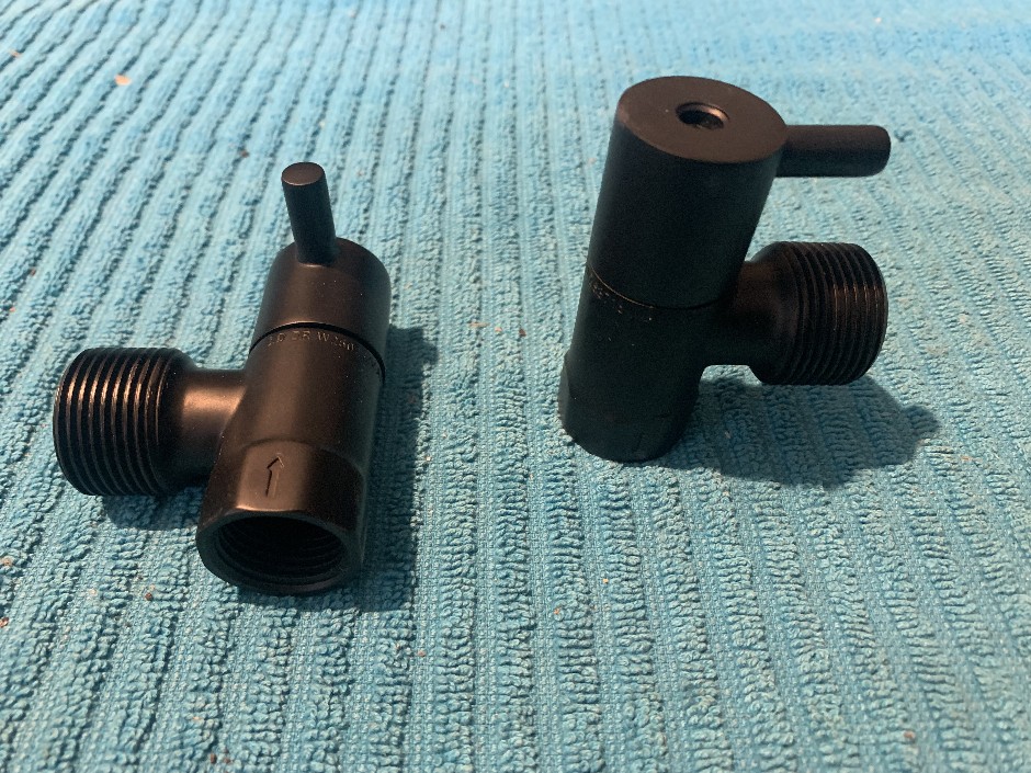 5 x Lever Ceramic Disc Pair Washing Machine Stops (Unused)