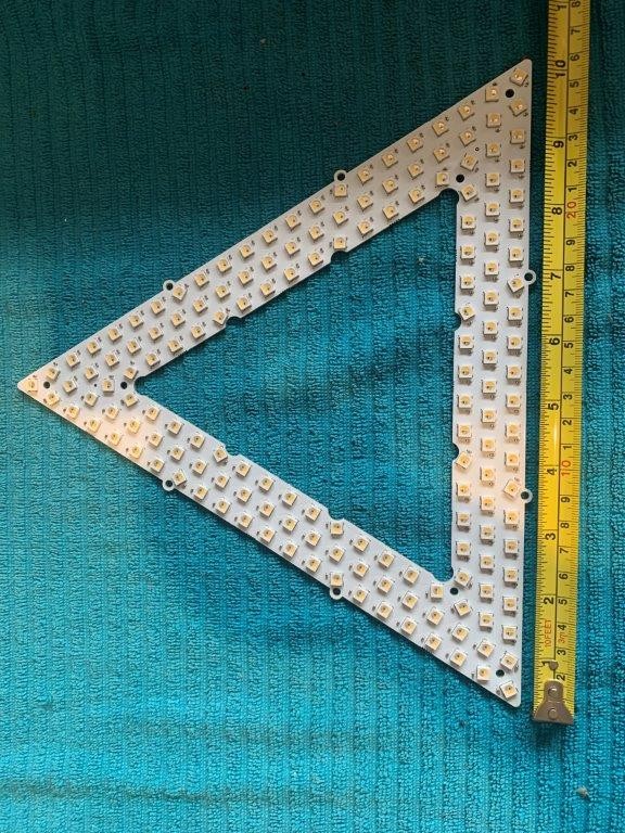 1 x Packet of LED Triangles (Unused)