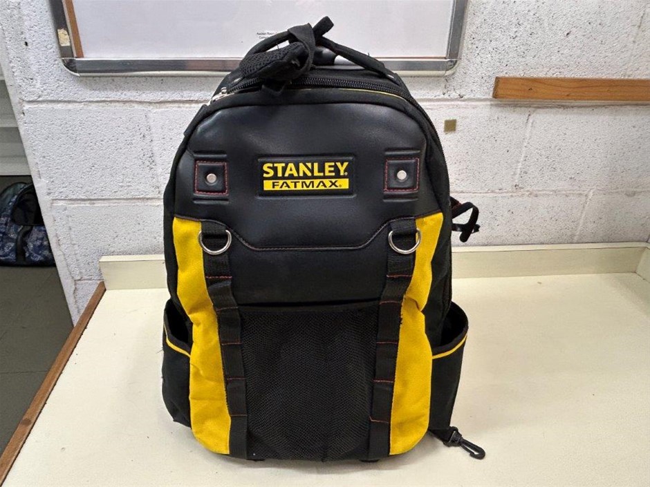 STANLEY Fatmax Tool Backpack Trolley & Contents