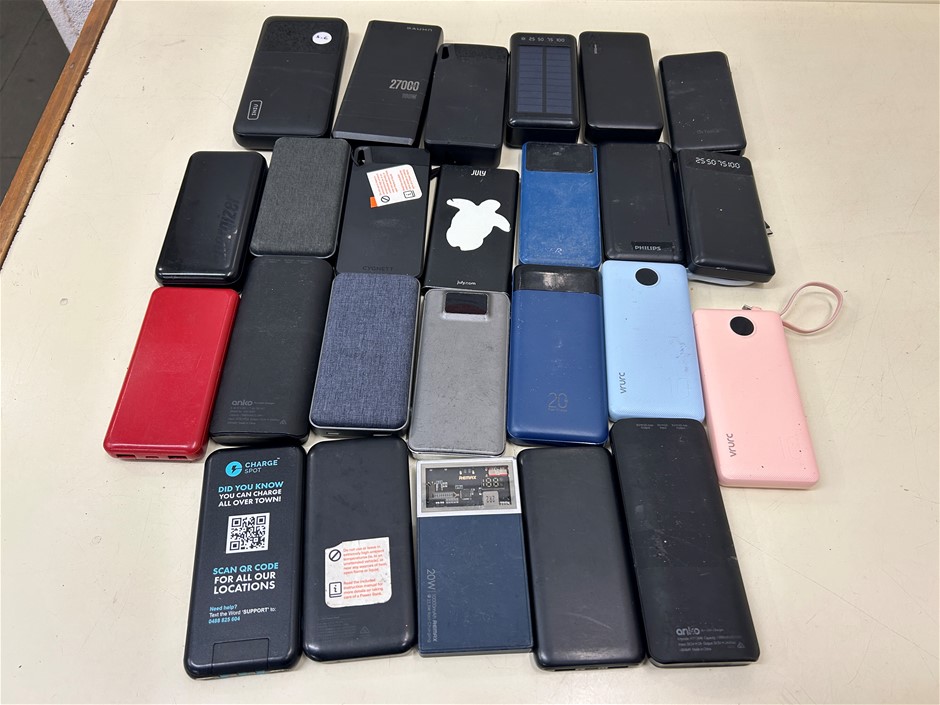 23 x Assorted Portable PowerBanks
