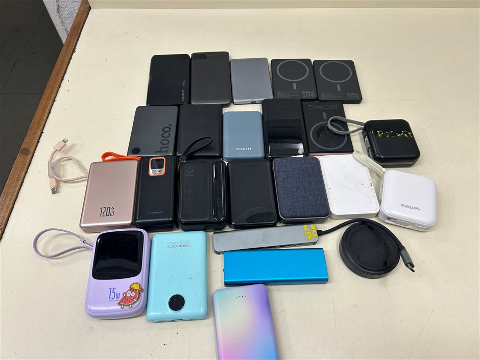 21 x Assorted Portable PowerBanks