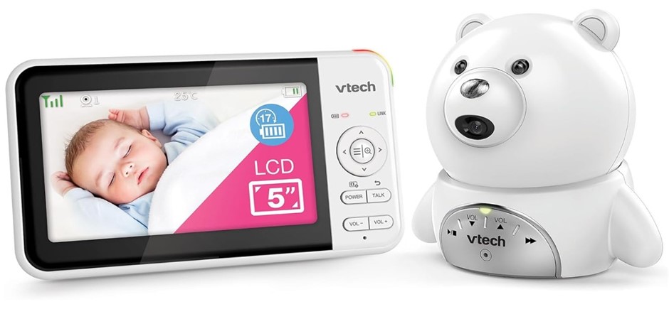 VTECH BM5150-BEARN 5" Full Colour Video & Audio Monitor NB: Minor Use