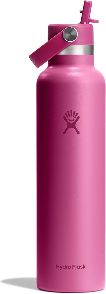 Hydro Flask Water Bottle - Insulated Stainless Steel - Standard Straw Lid,