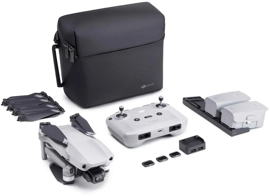 DJI Mavic Air 2 Fly More Combo, Drone Quadcopter UAV with 48MP Camera 4K Vi