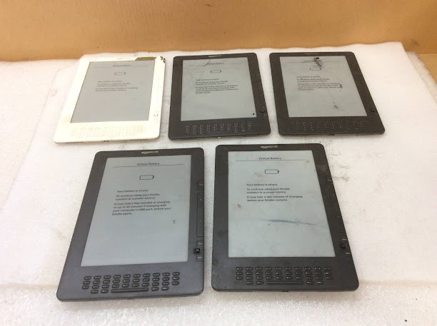 Amazon Kindle D00801 e-readers (Lot of 5)