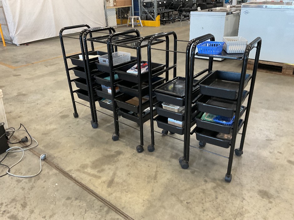 Salon Trollies in varying conditions