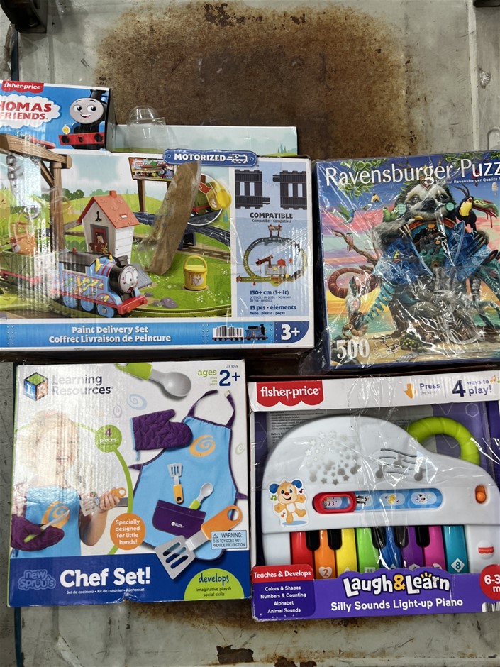 4 x Assorted Toy Products; Incl. Learning Resources, Fisher Price, Thomas A