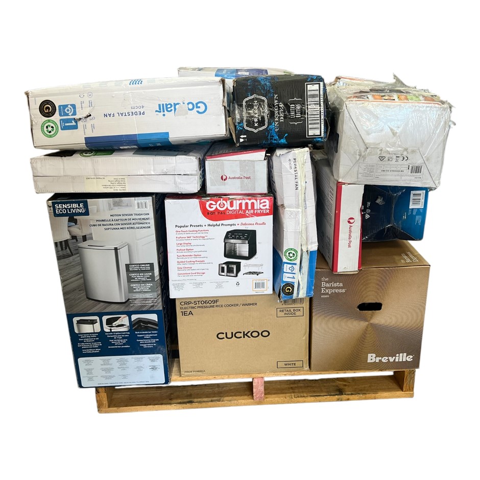 27 x Returned Assorted Kitchen and Home Appliances, comprising:
  Total
