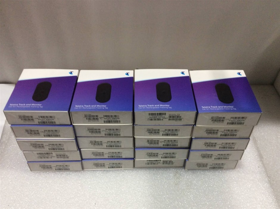 Telstra TY10D Cat-M1 Rechargeable Tracking Tag - New (Lot of 20)