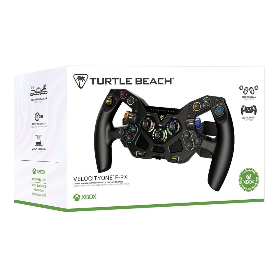TURTLE BEACH VelocityOne F-RX Formula Racing Wheel for Xbox & PC | For Velo