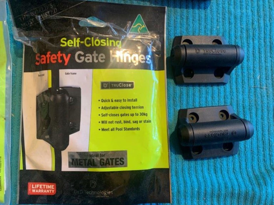 Assortment of Steel Gate Accessories