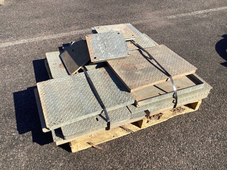Assorted Steel Pit Covers