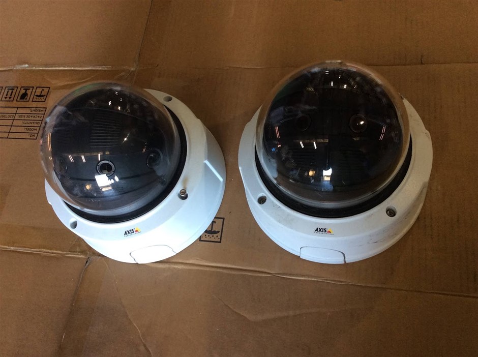 Axis P3807-PVE Dome Network Camera (Lot of 2)