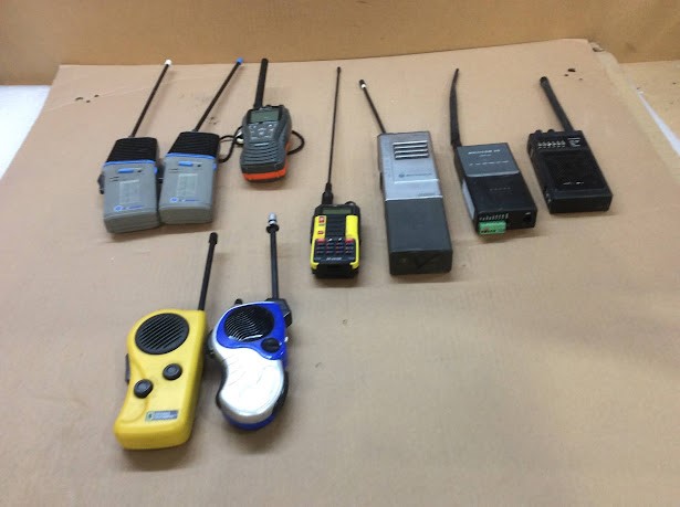 Mixed Radios, Scanner & Alarm Communicator (Lot of 9)