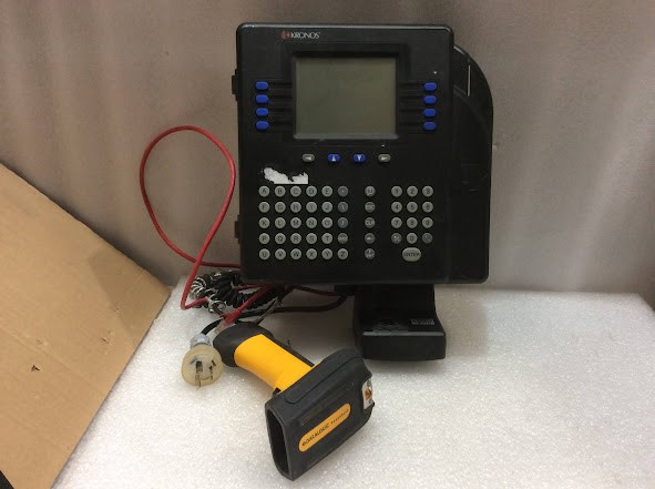 Kronos 4500 Time Terminal & Datalogic Barcode Reader