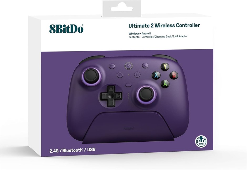 8BitDo Ultimate 2 Wireless Controller for Windows & Android, Gaming Control