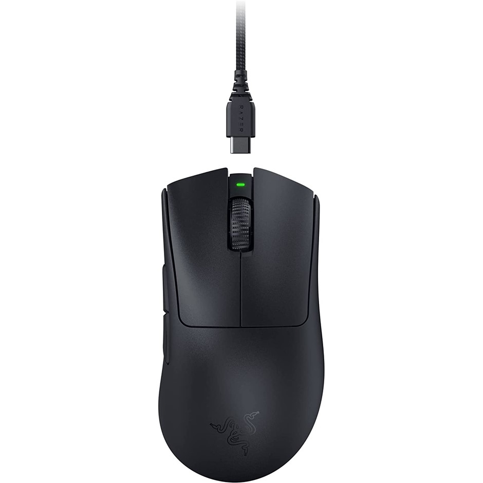 RAZER DeathAdder V3 Pro Wireless Gaming Mouse, Black, RZ01-04630100-R3A1. <