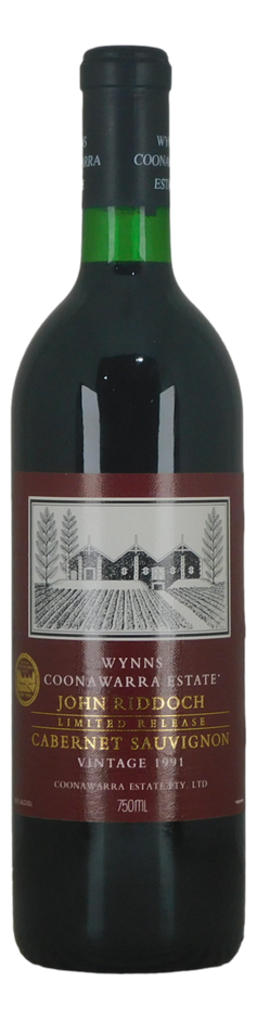 Wynns John Riddoch Limited Release Cabernet Sauvignon 1991 (1x 750mL), SA.