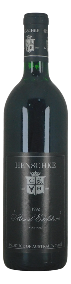 Henschke Mount Edelstone Shiraz 1992 (1x 750mL) Eden Valley, SA.