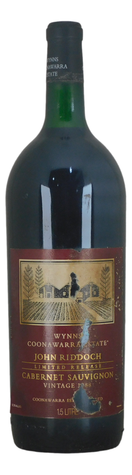 Wynns John Riddoch Cabernet Sauvignon 1988 (1x 1.5L Magnum) SA.