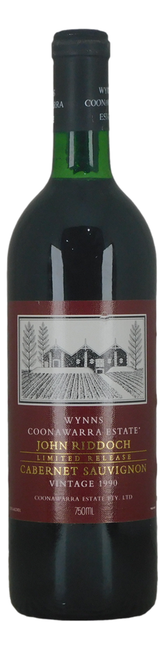 Wynns John Riddoch Cabernet Sauvignon 1990 (1x 750mL) Coonawarra, SA