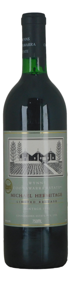 Wynns Michael Hermitage Shiraz 1991 (1x 750mL), Coonawarra, SA.