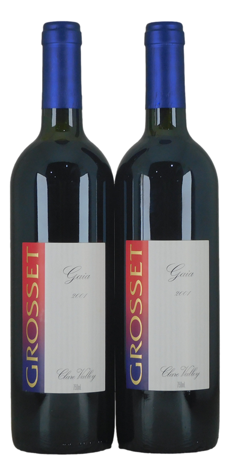 Grosset Gaia Cabernet Blend 2001 (2x 750mL), Clare Valley, SA.