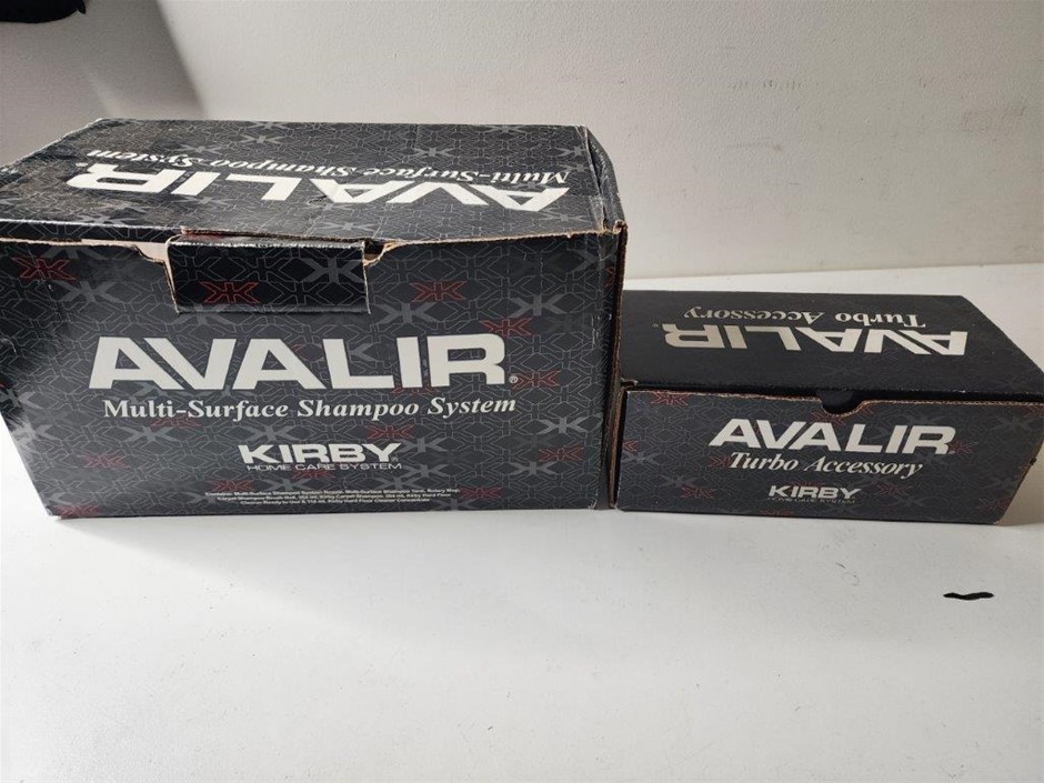 Avalir Multi Surface Shampoo System & Avalir Turbo Accessory - Unused