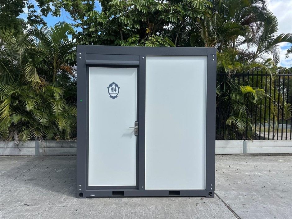 1 x Square Shower & Toilet Block