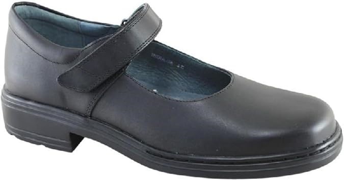 CLARKS Kid's Indulge Junior School Shoe, Black, Size UK4E, 122729. Buyers