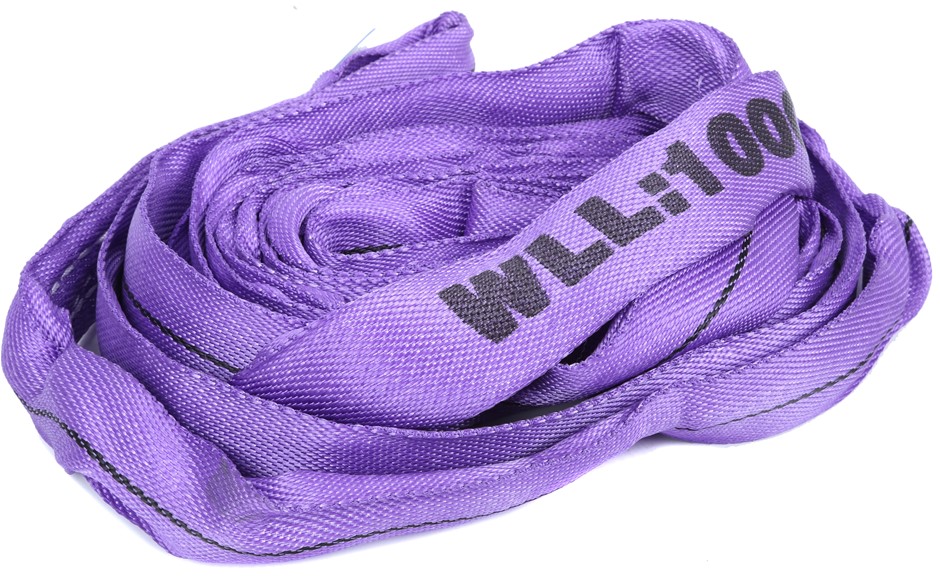 10 x Round Lifting Sling, WLL 1,000kg x 1.5M (With Test Cert).