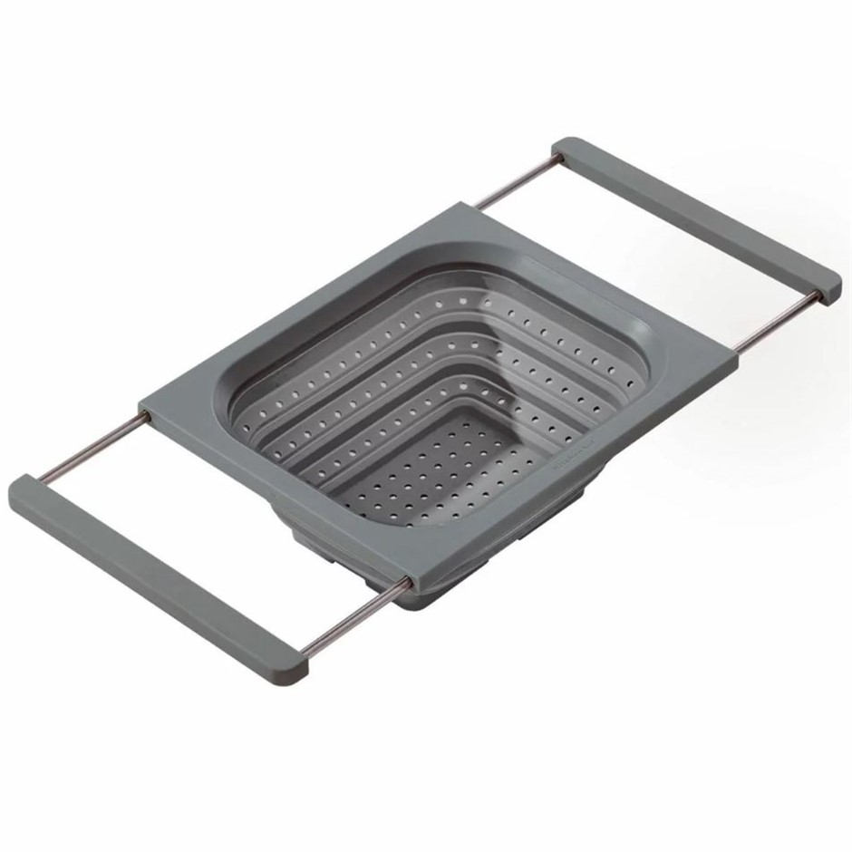 KITCHENAID Expandable & Collapsible Colander 3.8L, Grey. NB: Minor use, not