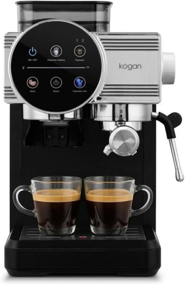 Kogan Espresso Touch Coffee Machine with Grinder. NB: DOES NOT WORK. Imp