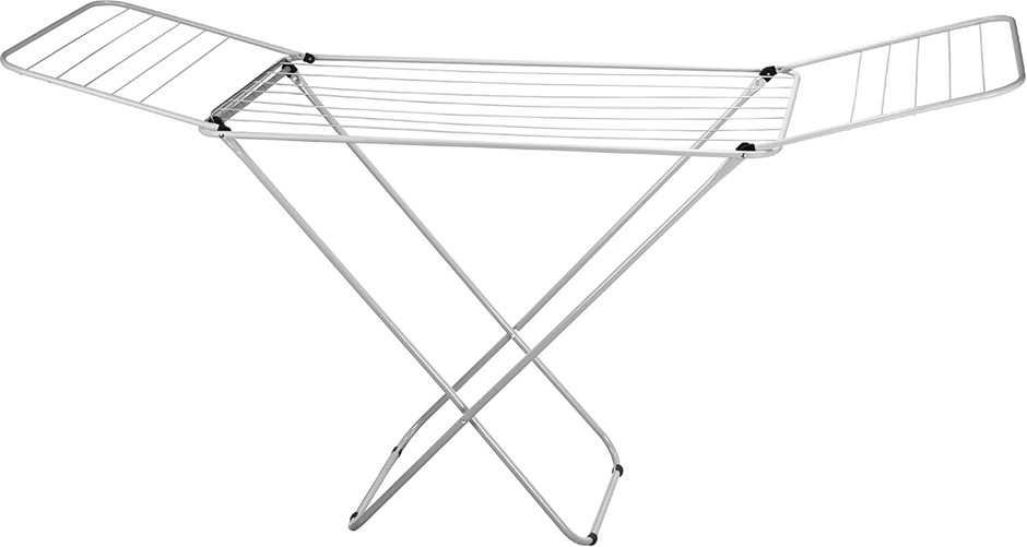 6 x L.T. WILLIAMS Winged Clothes Airer, White. NB: Some may have dents.