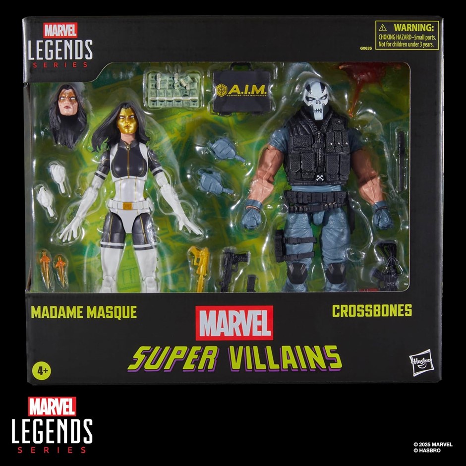 2 X MARVEL Legends Series Madame Masque and Crossbones, 2 Marvel Super-Vil