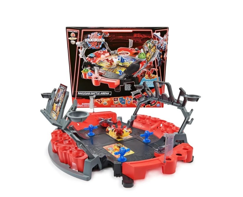 BAKUGAN Battle Ground Arena Toy Set Spin Attack Dragonoid Battle Fight Play